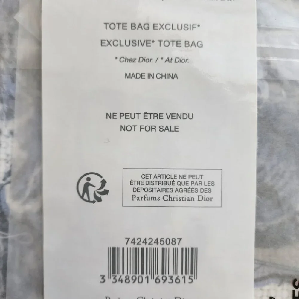 Dior Platinum Gift Tote Bag - Picture 4 of 5